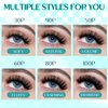 Eyelash Clusters Fluffy Lash Clusters Thick 280pcs Cluster Eyelash Extensions DIY At Home Individual Lashes Cluster Lashes by GEMERRY（100P-10-18mm)