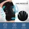 Plus Size Knee Brace XL-8XL,Stable Support of The Decompression Knee, Effective Relief of ACL, Arthritis, Meniscus Tear, Tendinitis Pain, Adjustable Compression Band, Suitable for Men and Women (5XL-6XL)