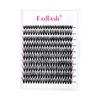Lash Clusters Individual Lashes Cluster Mixed Tray D Curl Lash Clusters DIY Eyelash Extensions Individual Cluster Lashes Self-application at Home (40P-0.07D,8-16mm)