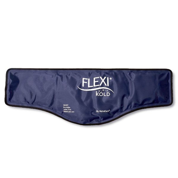 FlexiKold Gel Neck Ice Pack Wrap (23" X 8" X 5") - Reusable Cold Pack Compress (Cooling Neck Wraps for Pain, Ice Pack for Neck, Neck Cooling Wraps, Neck Relief, Cool Neck Wrap) - A6301-COLD