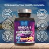 Fish Oil 2400 mg with Omega-3, EPA & DHA - Triple Strength Omega Supplement - Natural Support for Immune, Heart & Brain Health - Nature's Lemon Flavor, Burpless, Wild Caught, Non-GMO - 120 Softgels