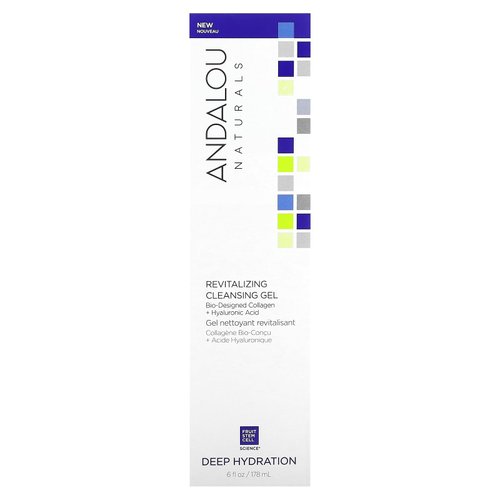 ANDALOU NATURALS Revitalizing Deep Hydration Cleansing Gel, 6 FZ