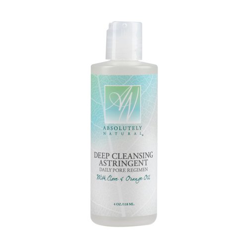 Absolutely Natural - Deep Cleansing Face Astringent Helps With Oily Skin & Acne Face Wash With Clove and Orange Oil Made in the U.S.