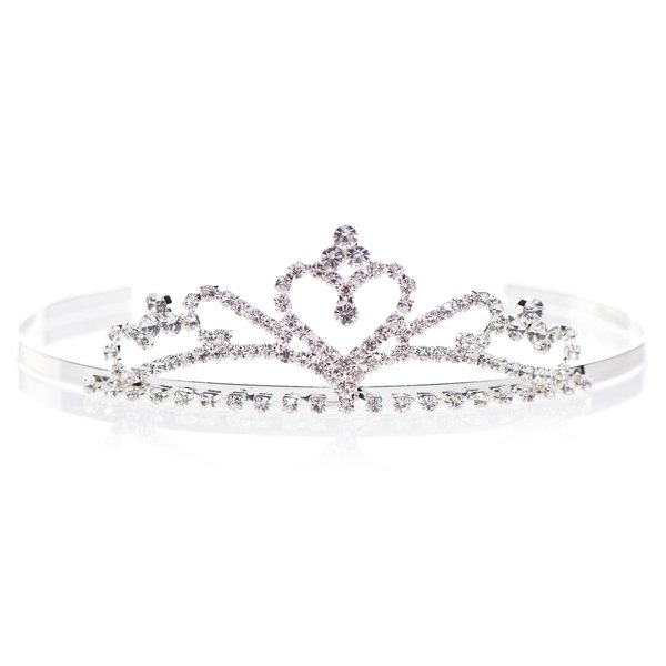 Anderson's Alisa Tiara, Rhinestone Wedding, Prom, Pageant Tiara, Queen Or Princess Tiara For Prom, Homecoming, Pageant, Wedding, School Dance, Award, Costume, Party, Event