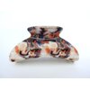 Generic Orange purple mauve white marbled hair claw clip