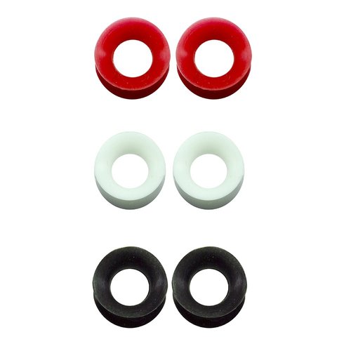 BodyJewelryOnline 00G Ultra Thin Silicone Ear Skin Flexible Flesh Tunnel Expander Stretching Gauge Earlets Plug Gauges Kit 10mm