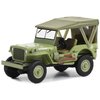 1945 Willys MB Light Green U.S. Army Norman Rockwell Series 5 1/64 Diecast Model Car by Greenlight 54080B