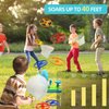 WATUDOU 15 PCS Flying Disc Launcher Outdoor Indoor Game Toys Gifts for 3 4 5 6 Year Old Boys Kids, Outdoor Outside Game Toys for Kids Boys Ages 3-5 4-8, Ideal 3 4 5 6 Year Old Boys Birthday Gifts