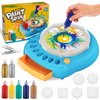 Arts and Crafts for Kids Ages 4-8,Paint Spin Art Machine Kit,Art Craft Set for 6-9 Year Old,Cool Painting Spinner Toys Kits Set,Art Supplies Birthday Gifts for Boy Girl Ages 6 7 8 9 10 11 12 Blue