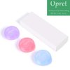 Opret Small Pill Box (3 Pcs), Cute Pill Case Portable for Pocket Purse Briefcase Travel Pills Box Medicine Storage Container Earplug Case (Rose&Blue&Purple)