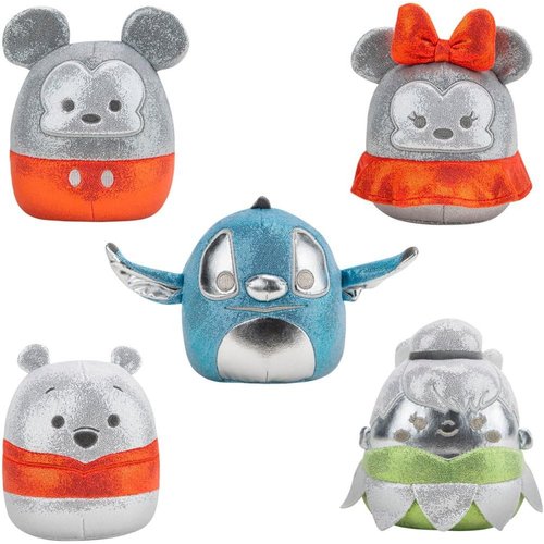 Squishmallows Original Disney100 5-Inch 5-Pack Box Set - Little Ultrasoft Official Jazwares Collectible Pillow Animals (Style B)