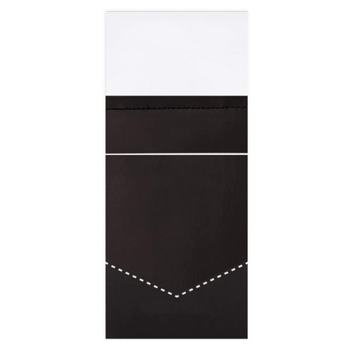 Jacob Alexander Men's Pre-Folded Rectangular Pocket Square Handkerchief - White