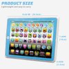 Kids Tablet Learning Pad Toddler Tablet with ABC Word Song Music Number Electronic Interactive Toy for Educational Preschool Boys & Girls 3 4 5 Years Old