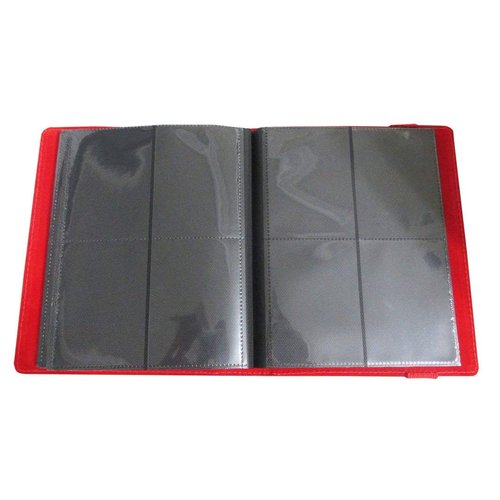 Dex Protection Card Binder 4 | Stores 160 Gaming Cards | Includes 20 Side Loading Card Pages | 4 Card Page Format | BandClosure | Smooth Matte Padded Finish | Velvet Lined Interior