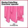 Revlon Liquid Lipstick with Clear Lip Gloss, ColorStay Face Makeup, Overtime Lipcolor, Dual Ended with Vitamin E in Pink, For Keeps Pink (490), 0.07 Oz