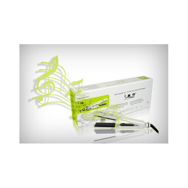 Iso Professional MP3 Player Flat Iron 1GB Capacity