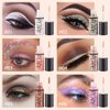 10Pcs Colorful Liquid Glitter Eyeshadow Eyeliner Sticks Kit, Korean Makeup, Shimmer Matellic Eye Shadow Liner Make Up, Quick Drying & Waterproof Bling Under Eye Shadow