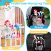Koty Carseat Toys Hanging, Blue Mermaid Stroller Toys for Babies 0-6 Months, Baby Car Seat Toy with Crinkle, Teether, Music Box, Rattle, BB Squeaker for Babies Boys Girls Gifts (Blue Mermaid)
