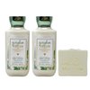 Bath & Body Works Gingham Fresh 2 Pack Daily Nourishing Body Lotion Gift Set with a Natural Oats Bar Soap - Full Size