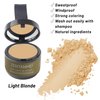 ZENTANMEI Root Touch Up Hairline Powder for Women & Men, Gray Hair Cover Up, Hairline Shadow Powder Waterproof & Windproof, 0.14 oz Root Cover Up Powder for Thinning Hair (Light Blonde)