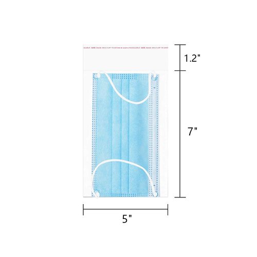 ​5x7 Clear Self Adhesive Cello Bags 200pcs Self Sealing Cellophane Bags 1mil OPP Poly Glassine Bags for Bracelets Cookies Decorative Wrappers Party Favors Crafts Cards Snacks 11 Sizes to Choose from