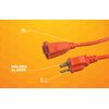 Southwire 2307SW Vinyl Outdoor Extension Cord In Orange With 3-Prong Plug (25 Feet, 16/3 gauge)