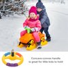 Alipis Steering Wheel Toy Simulated Driving Car Steering Wheel Bumper, Driving Wheel Pretend Play Toy Educational Toy
