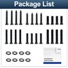 TV Stand Screws and Washers for TCL TV Stand Legs Screws Kit for 32S305 32S301 32S4610R 40S305 40S330 40FD5406 43S325 43S405 50S425 50S535 50S446 55S434 55S425 55S421 Universal TV Stand Screws