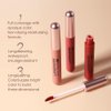 BIOKUSY 6 PCS Matte Liquid Lipstick Set, Velvet Muddy Finish, Dark Red Burgundy Mini Lip Stain, Long Lasting 24 Hours Waterproof Smudge Proof Lip Gloss, Permanent Blush, Lip Makeup Gift Kit