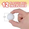Gamie Bucket Ping Pong Ball Game Includes 9 Metal Buckets, 12 Balls, and 1 Number Sticker Sheet - Fun Party Activity for Kids and Adults, Great Idea for Kids