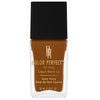 Black Radiance Color Perfect Liquid Full Coverage Foundation Makeup, Deep Amber, 1 Ounce