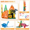 Dinosaurs Egg Toys Magnetic Tiles Dinos for Kids 3-5, Magnet 3D Movable Animals Construction Tile for Toddlers Ages 5-7, Building Blocks for Boys Girls 3+ 4-8 8-12 Year Old