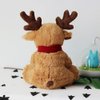 Zerodeko Christmas Plush Elk Toy, Reindeer Plush Toy Christmas Stuffed Animal Xmas Deer Doll Toy Soft Plush Doll Animal Toy Elk Soft Plush Toy for Christmas (29cm)