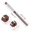 uxcell Hand Reamer 6mm Alloy Tool Steel H8 6 Straight Flutes Hand Milling Cutter Tool Metric Reaming Drill Bit for Metal