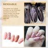 7 Sheets Line Nail Stickers Gold Nail Strips, Silver Line Stickers for Nails, Nail Art Stickers Lines, Liner Art French Manicure Strips, Metallic Nail Striping for Women DIY Nail Decoration