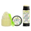 Sweet & Bubbly Soothing & Luscious Lips by OverSoyed Exfoliator & Chapped Lip Repair Lip Care Combo | Artisan Handcrafted to Order Champagne Fruity Herbal Vanilla Flavored Exfoliating Sugar Lip Scrub & Lip Moisturizer Balm Gift Set