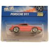 Hot Wheels Porsche 911 #590 [5 Spoke Wheels], red Coolest to Collect Card