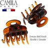 Camila Paris CP3/2 French Hair Clip for Women, Set of 2 Small 1 inch Girls Hair Claw Clips Jaw Fashion Durable and Styling Hair Accessories for Women, Strong Hold No Slip Grip, Made in France