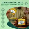 Golden Latte by Four Sigmatic | Organic Instant Golden Latte with Turkey Tail, Turmeric & Coconut Milk Powder | Supports Healthy Skin & Stress | Decaf & No Dairy | 10 Count