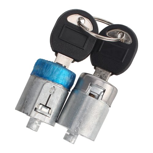 MOTOALL Door Lock Cylinder with Key for Chevrolet C1500 C2500 GMC K1500 K2500 Pair