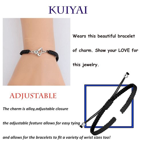 KUIYAI Hairstylist Gift Hairdresser Gift You are Braver Stronger Smarter Than You Think Bracelet Future Hairdresser Gift Hair Dryer Jewelry (HairDryerBrace-blk)