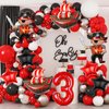 Pirate Ship Balloons Party Decorations, 9Pcs Pirate Balloons Birthday Party Supplies Pirate Balloons Party Decorations for Pirate Theme 3rd Birthday Party Supplies