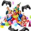 16 Packs Video Game Party Balloons, 23.6 x 15.7 Inch Game on Balloons Video Game Controller Aluminum Foil Balloon for Birthday Party and Game Party Decoration (16 Packs, Video Game Balloons)