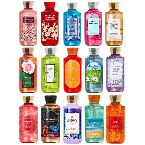 Bath & Body 3 PACK, Random Miscellaneous Assorted Shower Gel, 10 oz each (30 oz total)