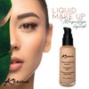 Khasana Moisturizing Liquid Foundation, Flawless Matte Finish Makeup, Full Coverage & Longwear, Lightweight Foundation Formula #8 Natural Beige