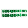 24Pcs Jade Green Cat Eye Press on Nails Short Square Fake Nails Shiny Glitter Press on Nails Full Cover Glossy Stick on Nails for Women Girls Gradient Acrylic Nails Spring Summer Press on Nails