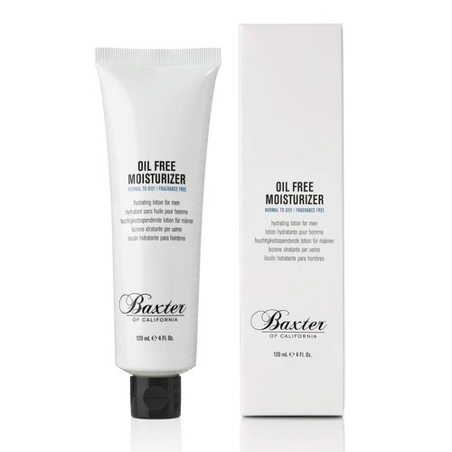 Baxter of California Oil Free Face Moisturizer for Men | Lightweight | Fragrance Free | All Skin Types | 4 Fl Oz