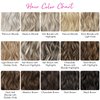 REECHO Clip in Hair Extensions, 4PCS Blonde Hair Extensions 24" Thick Long Beach Waves hair extensions HE003 Invisible Lace Weft Natural Soft Hairpieces for Women – Ash Blonde with Highlights
