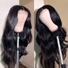 Siji Mei Body Wave Lace Front Wigs Human Hair for Black Women 4x4 Lace Closure Wigs Human Hair Pre Plucked 180% Density Brazilian Glueless Wigs Human Hair 30 Inch