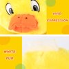 Easfan Duck Hand Puppet Plush Interactive Animal Toy for Role Play Storytelling Preschool Teaching Christmas Birthday Gifts for Kids Boys Girls Yellow, 11''